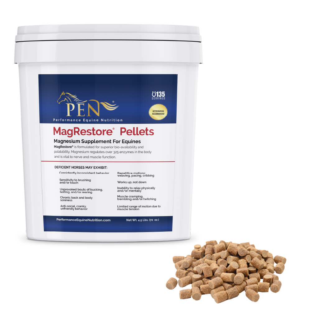 MagRestore bucket with pellets