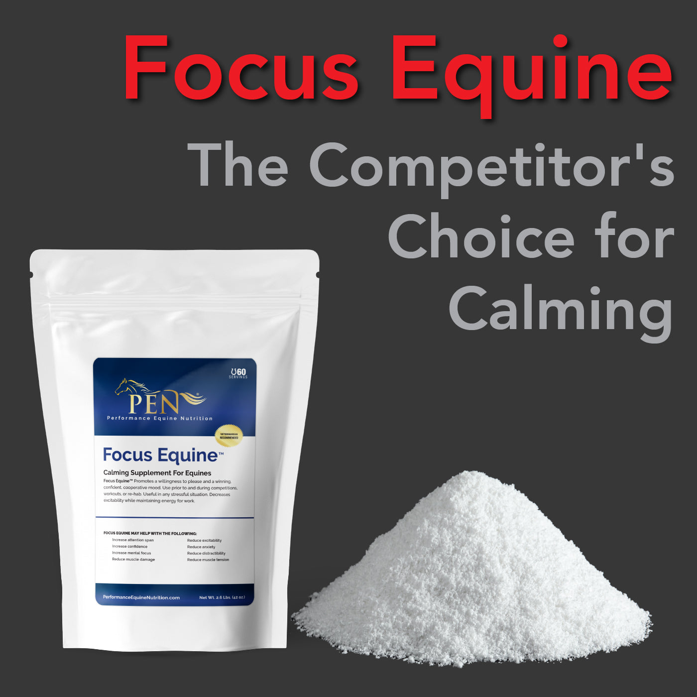 Bag of focus, The Competitor's Choice for Calming