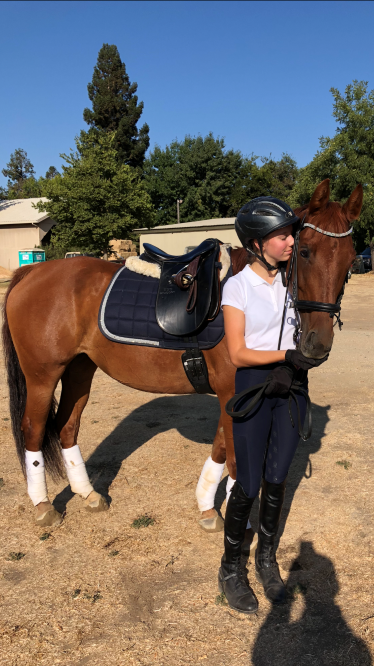 Girl and her horse