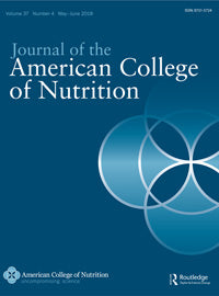 Journal cover American college of nutrition