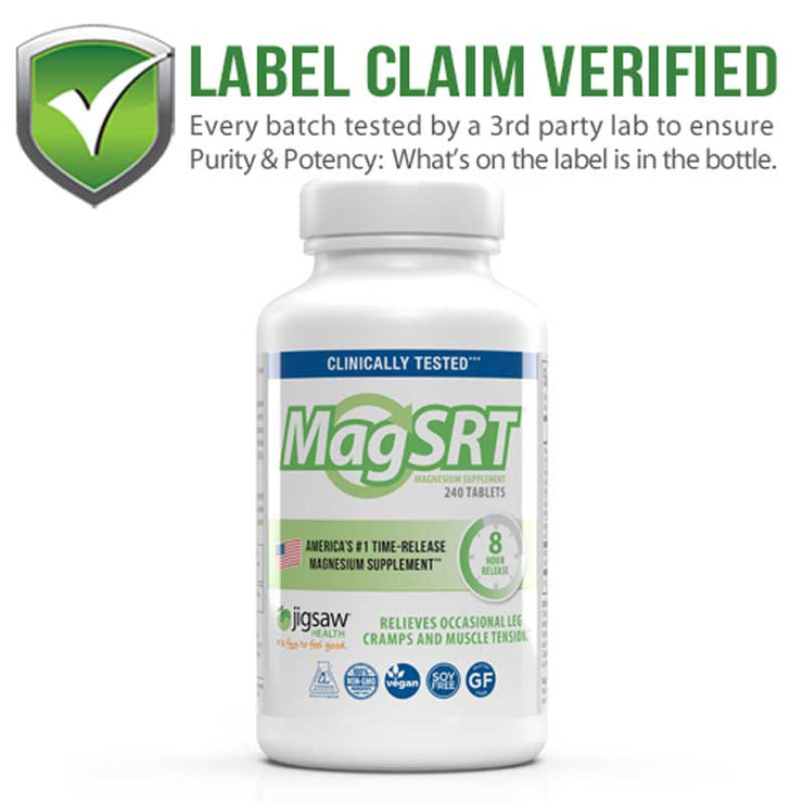 Jigsaw Health Magnesium W Srt | Claim Label